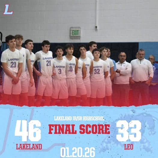 Lakeland boys top Leo 46-33